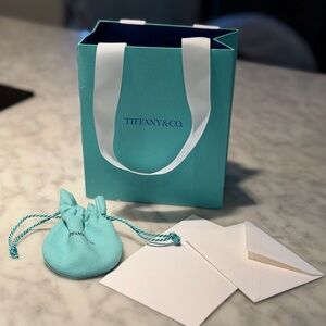 Tiffany & Co. Gift Bag with Pouch and Note Card